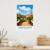 Barcelona 3 poster (Keuken)
