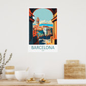 Barcelona 4 poster (Keuken)