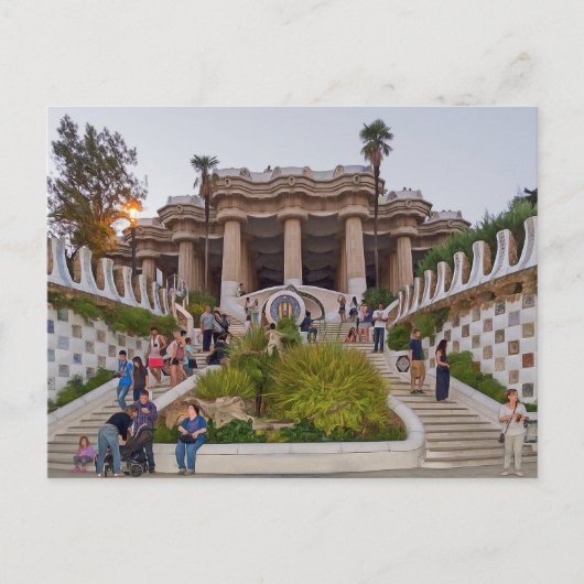 Barcelona. #71.   briefkaart (Voorkant)