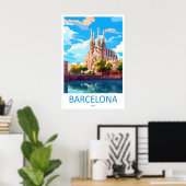 Barcelona 8 poster (Thuiskantoor)