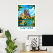 Barcelona 9 poster (Thuiskantoor)