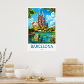Barcelona 9 poster (Keuken)