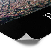 Barcelona Aerial Poster (Hoek)