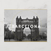 Barcelona, Arc de Triomf Briefkaart (Voorkant)