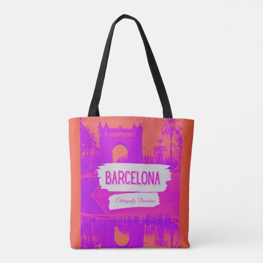 Barcelona arc de triomf-design n2 tote bag (Achterkant)