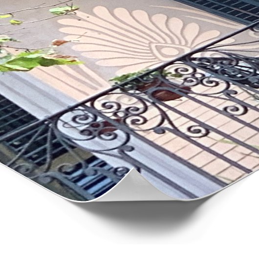 Barcelona Balconies Poster (Hoek)