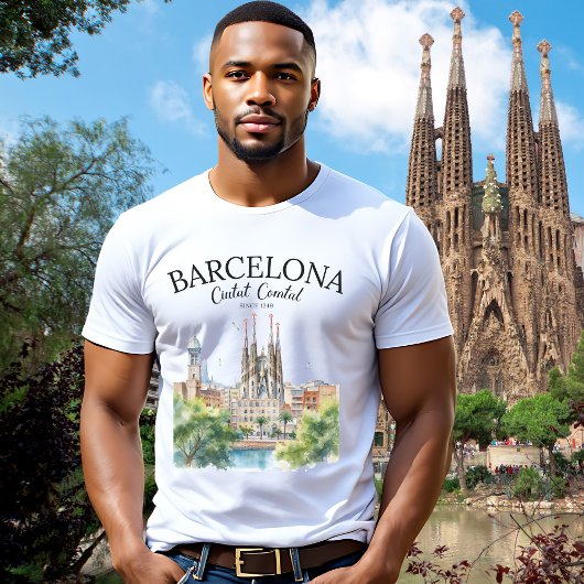 Barcelona Beauty – Iconic Cathedral & City  T-shirt