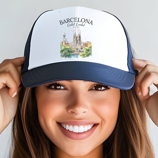 Barcelona Beauty – Iconic Cathedral & City  Trucker Pet