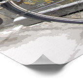 Barcelona Bike Poster (Hoek)