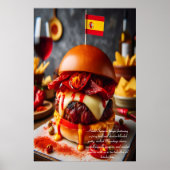 Barcelona Bites: Chorizo Champion 24x36 Poster (Voorkant)