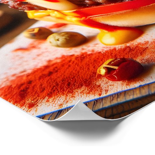 Barcelona Bites: Chorizo Champion Poster (Hoek)