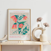 Barcelona Bloemenmarkt Botanisch Poster