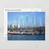 Barcelona Boats Briefkaart (Voorkant / Achterkant)