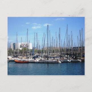 Barcelona Boats Briefkaart