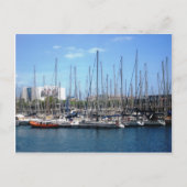 Barcelona Boats Briefkaart (Voorkant)