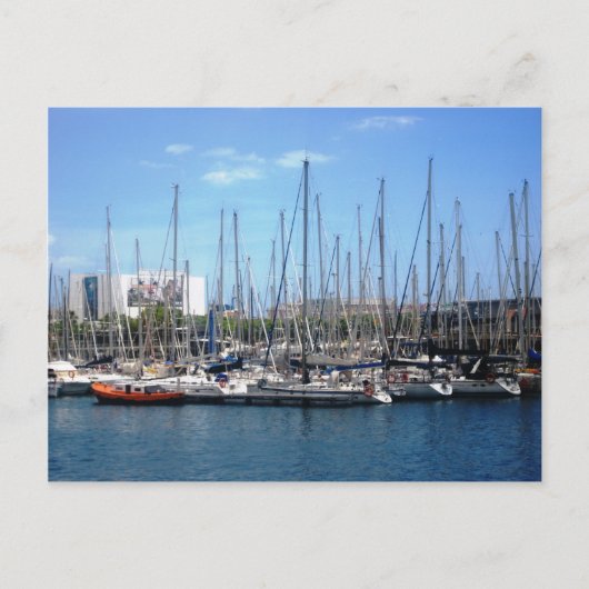 Barcelona Boats Briefkaart (Voorkant)