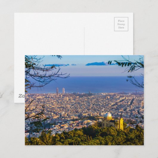 Barcelona Briefkaart (Voorkant / Achterkant)