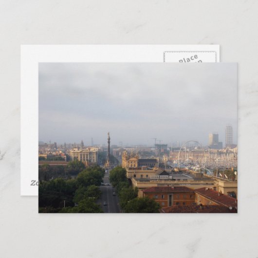 Barcelona Briefkaart (Voorkant / Achterkant)