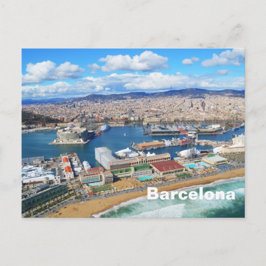Barcelona Briefkaart (Voorkant)