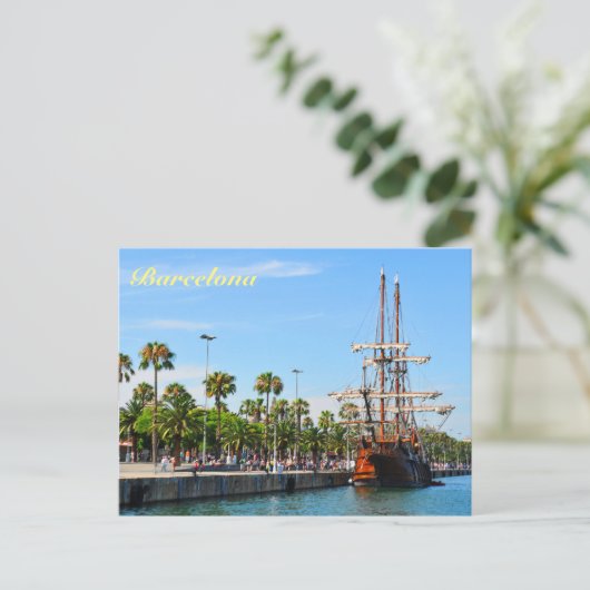 Barcelona Briefkaart (Staand voorkant)