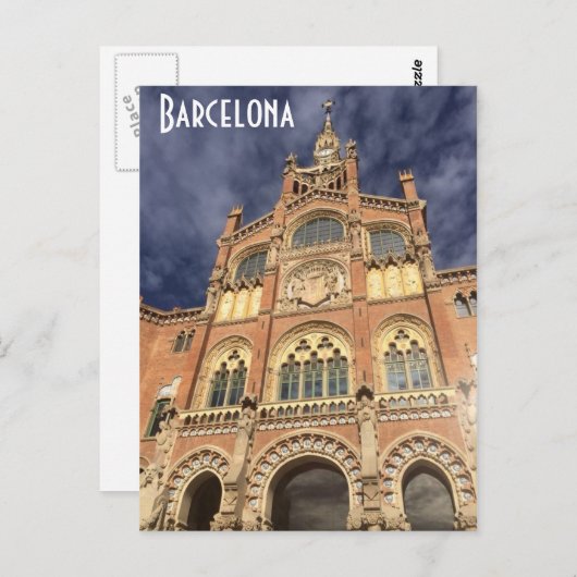 Barcelona Briefkaart (Voorkant / Achterkant)