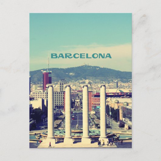 Barcelona Briefkaart (Voorkant)