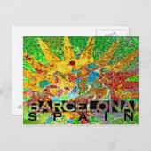 Barcelona Briefkaart (Voorkant / Achterkant)