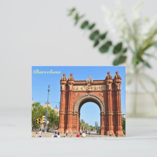 Barcelona Briefkaart (Staand voorkant)