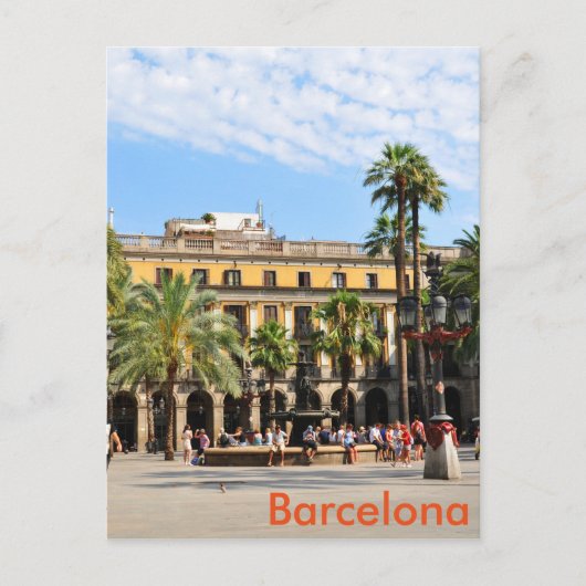 Barcelona Briefkaart (Voorkant)