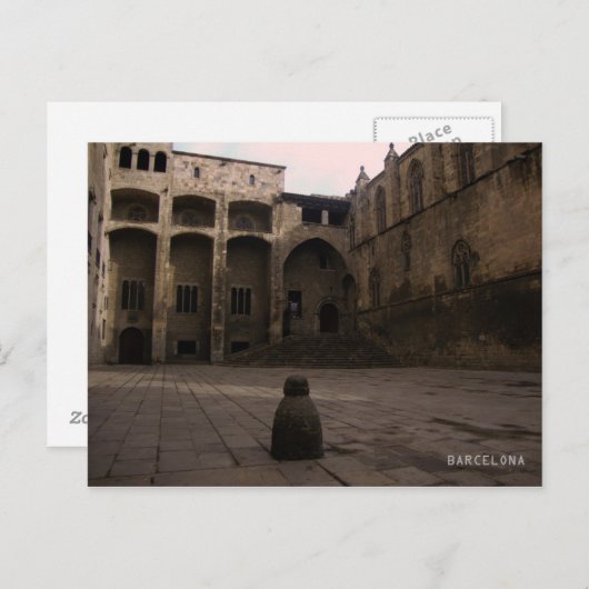 Barcelona Briefkaart (Voorkant / Achterkant)