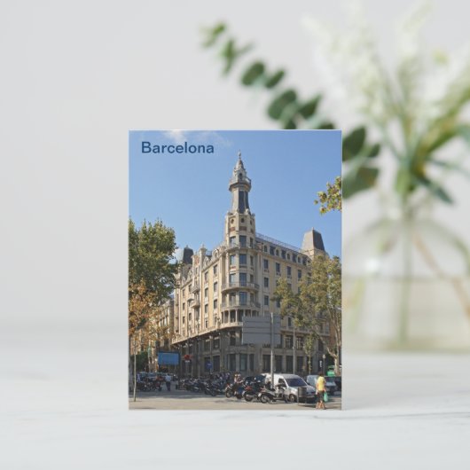 Barcelona Briefkaart (Staand voorkant)