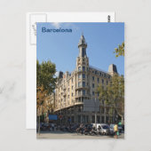 Barcelona Briefkaart (Voorkant / Achterkant)
