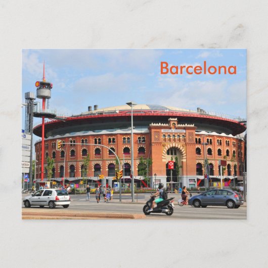 Barcelona Briefkaart (Voorkant)