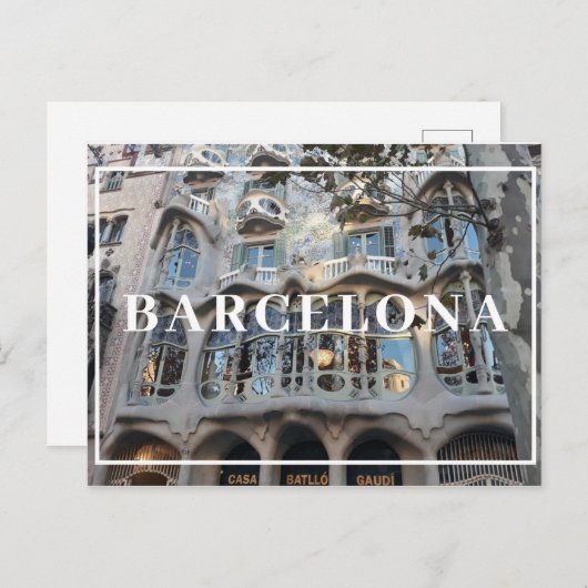 Barcelona, Casa Batllo Briefkaart (Voorkant / Achterkant)