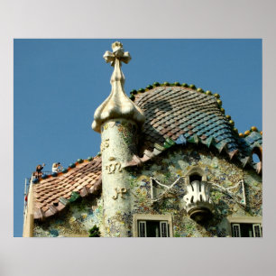Barcelona. Casa Batlló. Poster