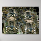 Barcelona. Casa Batllo. Poster (Voorkant)