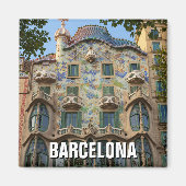 Barcelona Casa Batllo Spanje Reizen Magneet (Voorkant)