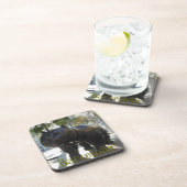 Barcelona Cat Statue op Las Ramblas Onderzetter (Rechterzijde)