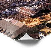 Barcelona Catalonia Sunset Skyline Spanje Cityscap Perfect Poster (Hoek)