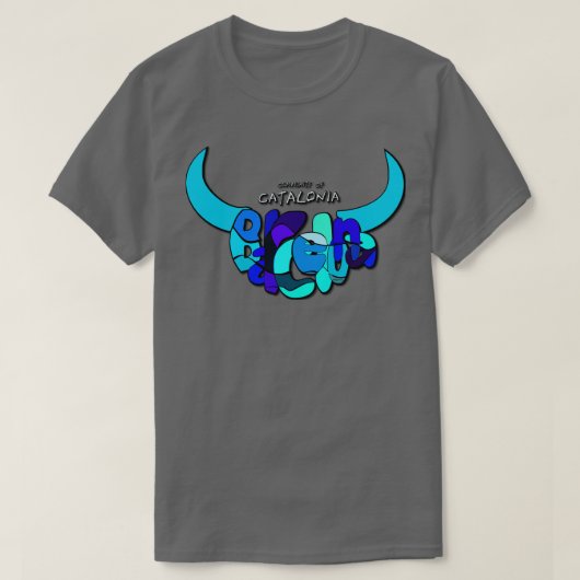 Barcelona Catalonië T-shirt (Design voorkant)
