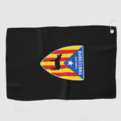 Barcelona Catalunya Estelada Golfhanddoek (Horizontaal)
