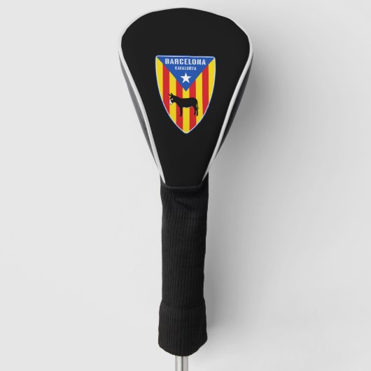 Barcelona Catalunya Estelada Golfheadcover (Voorkant)