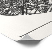 Barcelona Charcoal City Map Poster Minimal Europe (Hoek)