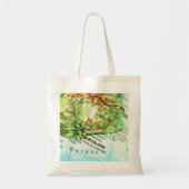Barcelona City Pin Map Tote Bag (Voorkant)