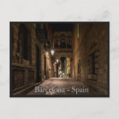 Barcelona City, Spanje Briefkaart (Voorkant)