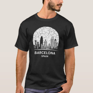Barcelona City Spanje T-shirt