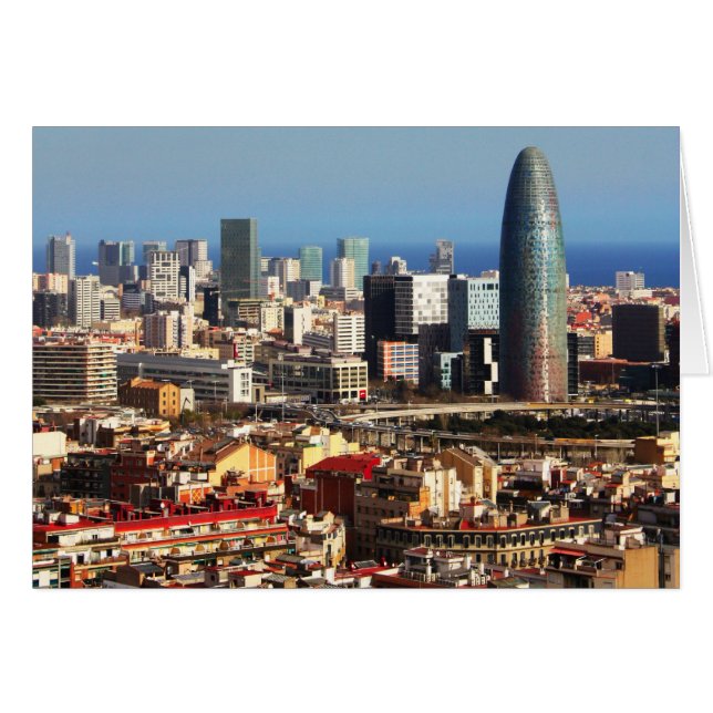 Barcelona-cityscape (Voorkant Horizontaal)
