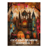 Barcelona: Ciudad de Gaudí y Sol. Perfect Poster (Voorkant)