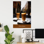Barcelona Coffee Break Poster (Thuiskantoor)