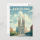 Barcelona: de bruisende stad van Spanje Briefkaart (Voorkant / Achterkant)